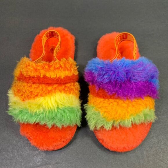 Ugg Slipper Sandal Multi Colored Toddler Youth Size 8.5C - Picture 3 of 6